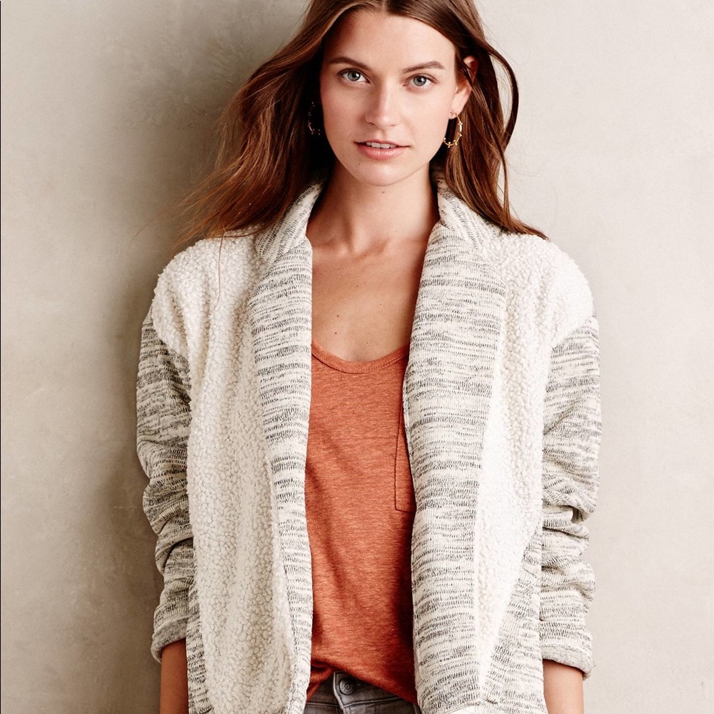 Anthropologie Saturday Sunday Open Front Jacket
